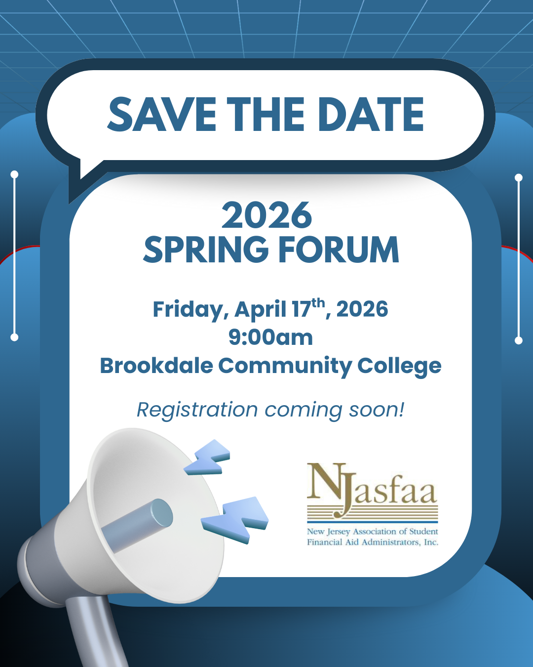 NJASFAA 2026 Spring Forum Save the Date
